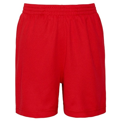 Szorty dziecięce sportowe JC080J - Fire Red