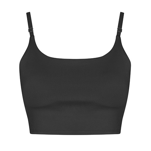 Biustonosz sportowy slim JC217 - Jet Black