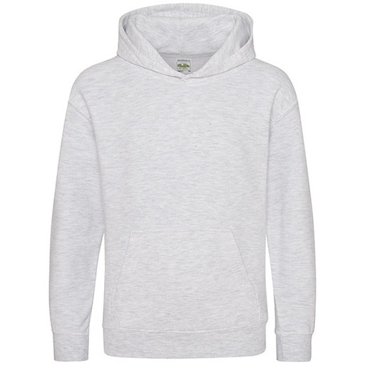 Bluza Dziecieca Klasyczna Czesana z Kapturem JH001K - Ash (Heather)
