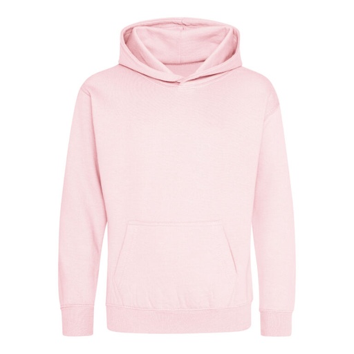 Bluza Dziecięca Klasyczna Czesana z Kapturem JH001K - Baby Pink