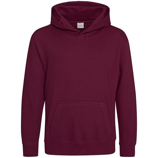Bluza dziecięca z kapturem JH001K - Burgundy
