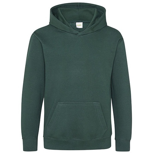 Bluza Dziecieca Klasyczna Czesana z Kapturem JH001K - Forest Green