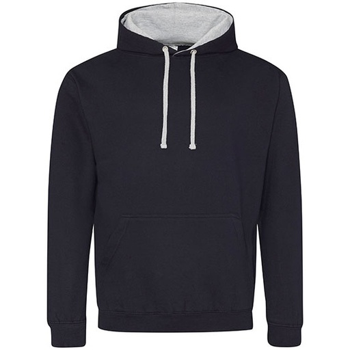 Bluza Varsity JH003 - New French Navy & Heather Grey