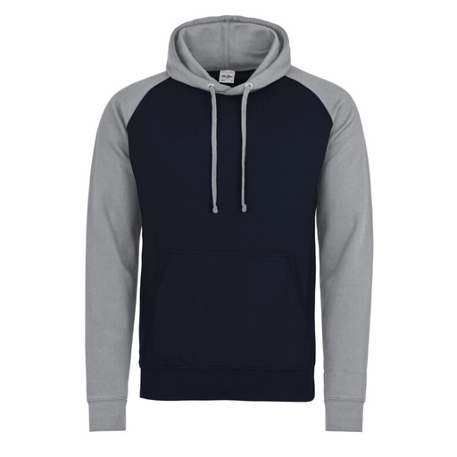 Bluza Klasyczna Bawełniana Czesana JH009 - Oxford Navy & Heather Grey