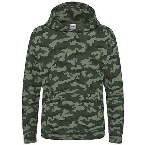 Dziecieca bluza moro z kapturem JH014J - Green Camo