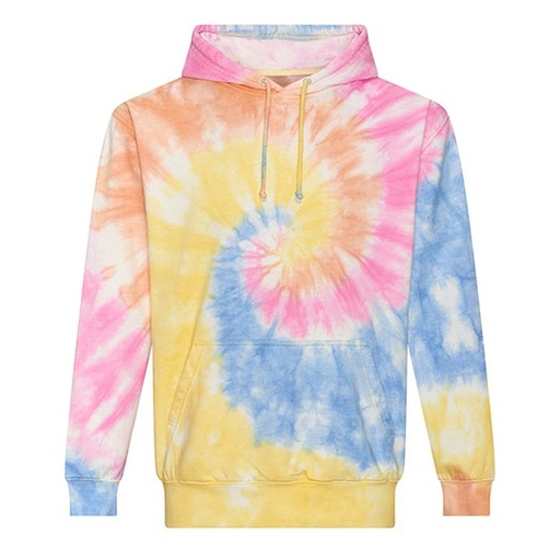 Bluza z Kapturem Tie-Dye Bawelniana Czesana JH022 - Tie-Dye Swirl