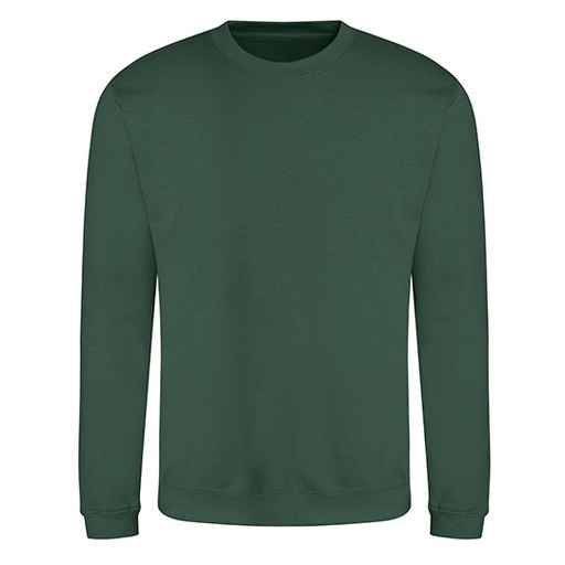 Bluza bawełniana klasyczna z okrągłym dekoltem JH030 - Bottle Green