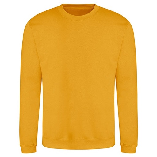 Bluza bawełniana klasyczna z okrągłym dekoltem JH030 - Mustard