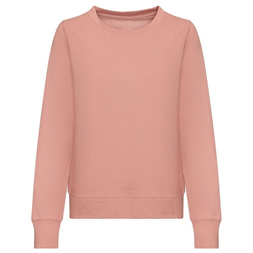 Bluza Damska Slim Bawelniana Czesana JH030F - Dusty Pink