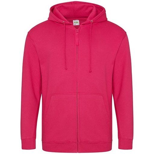 Bluza Rozpinana Klasyczna Bawelniana Czesana JH050 - Hot Pink