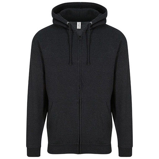 Bluza rozpinana z kapturem JH050 - Black Smoke