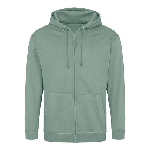 Bluza Rozpinana Klasyczna Bawelniana Czesana JH050 - Dusty Green