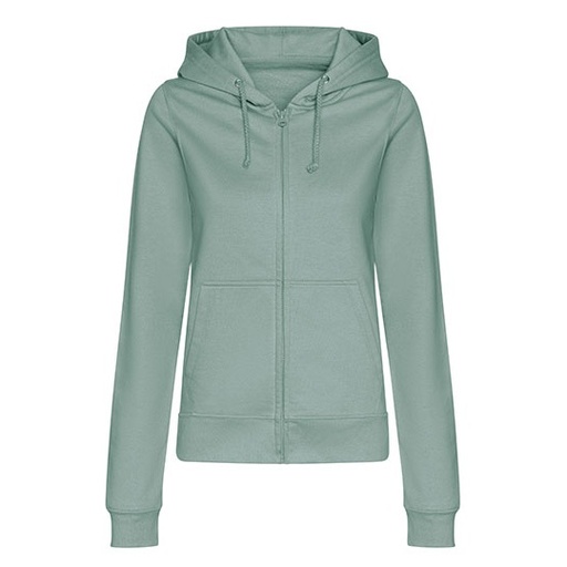 Damska Bluza Oversize Rozpinana Bawelniana JH050F - Dusty Green