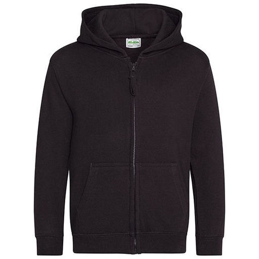 Bluza dziecięca rozpinana z kapturem JH050K - Jet Black