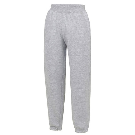 Spodnie dresowe dziecięce ze ściągaczami JH072K - Heather Grey