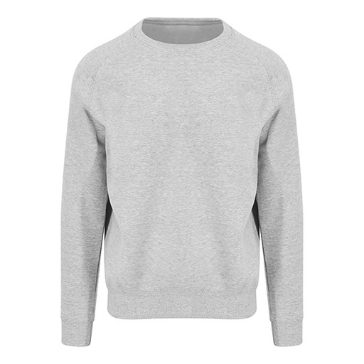 Bluza Gruba Bawełniana z Raglanowymi Rękawami JH130 - Heather Grey