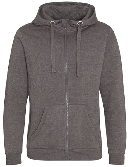 Bluza z kapturem i zamkiem Graduate Heavyweight - Charcoal (Heather)