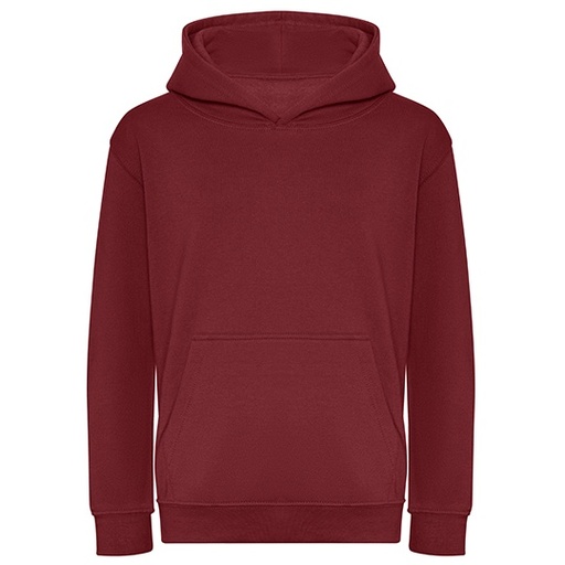 Bluza dziecięca z kapturem JH201K - Burgundy