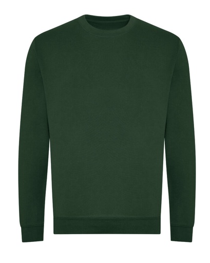 Bluza Klasyczna Organiczna Bawełna Recykling Poliester JH230 - Bottle Green