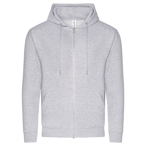 Bluza rozpinana z kapturem JH250 - Heather Grey