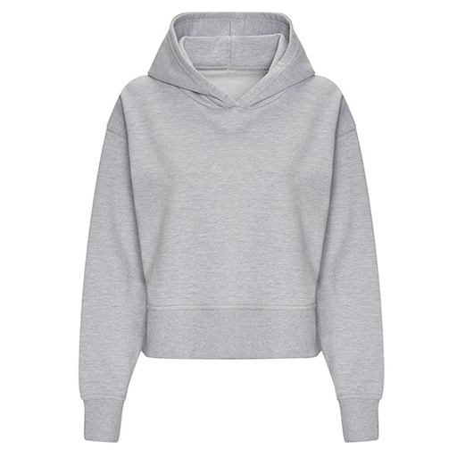 Damska bluza klasyczna z kapturem JH305 - Heather Grey