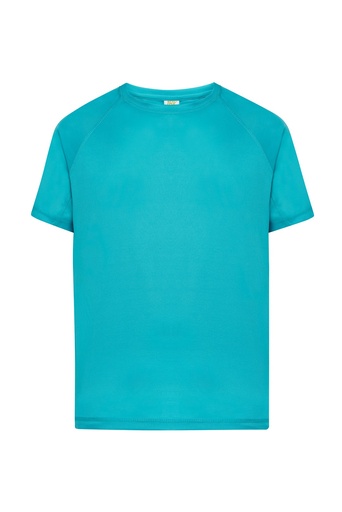 T-shirt Sportowy Poliester JHK100 - Turquoise