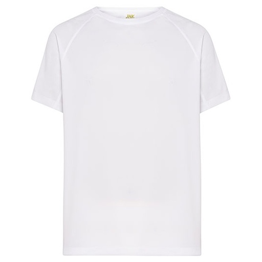 Męski T-shirt Sportowy Slim JHK100 - White