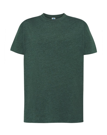 Koszulka Klasyczna Bawelniana JHK150 - Bottle Green Heather