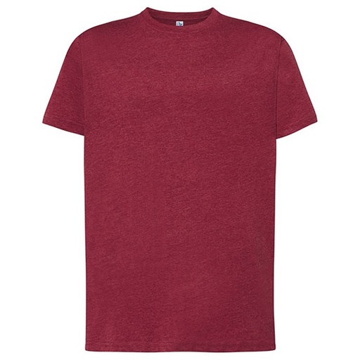 Koszulka Klasyczna Bawelniana JHK150 - Burgundy Heather