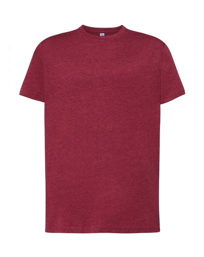 Koszulka Klasyczna Bawełniana JHK150 - Burgundy Heather
