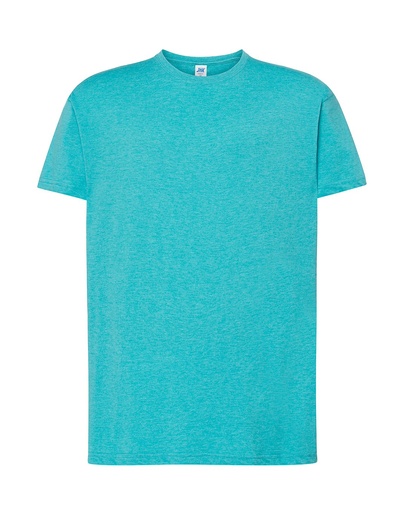 Koszulka Klasyczna Bawełniana JHK150 - Turquoise Heather
