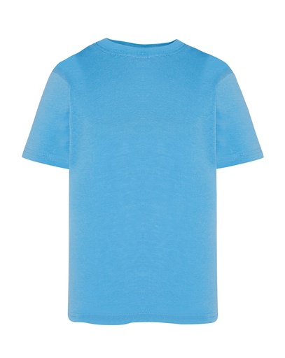 T-Shirt Dziecięcy Klasyczny Bawełniany JHK150K - Azure