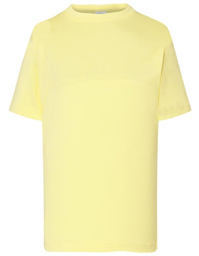 T-Shirt Dzieciecy Klasyczny Bawelniany JHK150K - Light Yellow