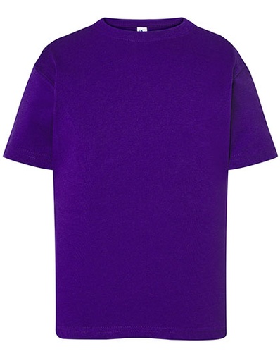 T-Shirt Dziecięcy Klasyczny JHK150K - Purple