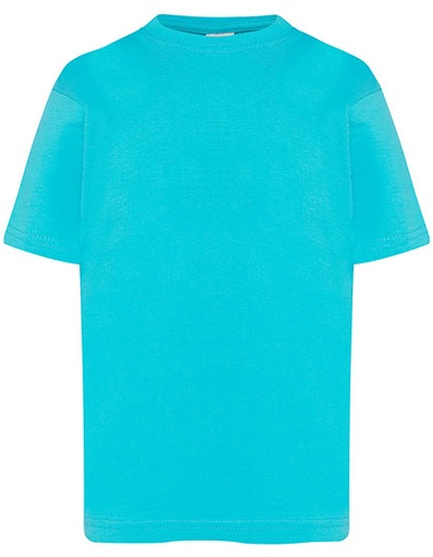 T-Shirt Dziecięcy Klasyczny JHK150K - Turquoise