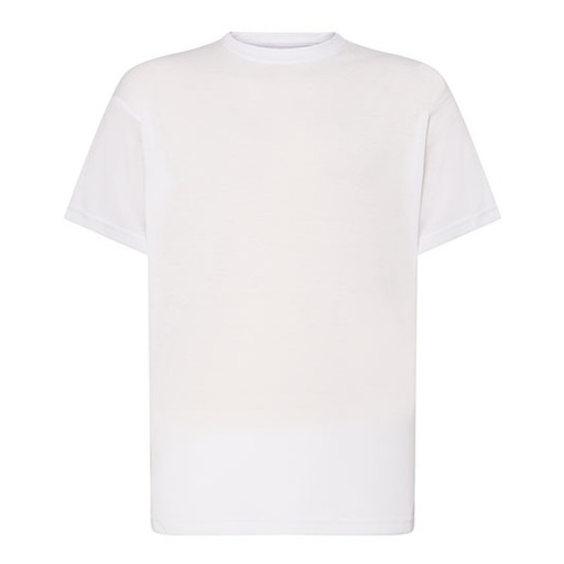 Męski T-shirt z krótkim rękawem JHK150SB - Subli White