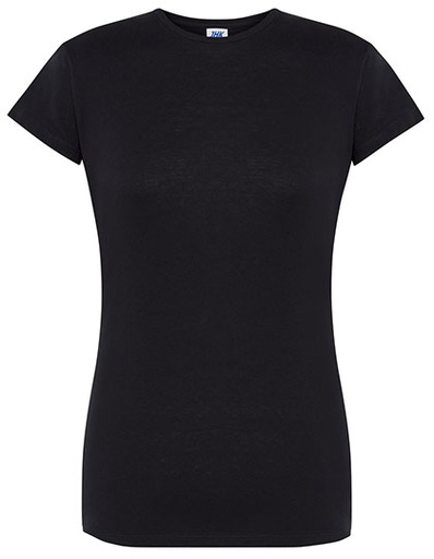 Damski t-shirt slim JHK152 - Black