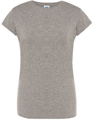 Damski t-shirt slim JHK152 - Grey Melange