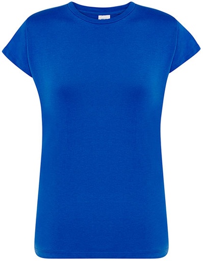 Damski t-shirt slim JHK152 - Royal Blue