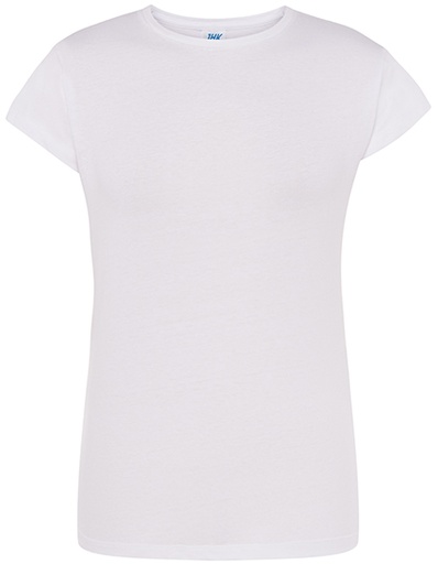 Koszulka Damska Slim Bawelniana JHK152 - White