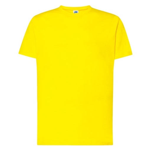 T-shirt Meski Klasyczny Bawelniany JHK170 - Gold