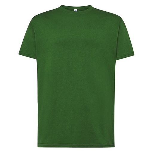 T-shirt Meski Klasyczny Bawelniany JHK170 - Bottle Green