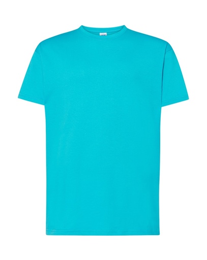 Koszulka Klasyczna Bawełniana JHK190 - Turquoise