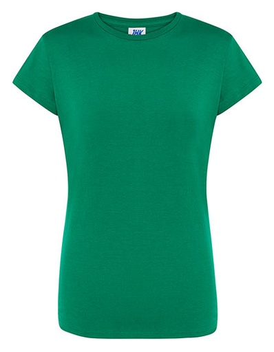 Damski T-shirt Slim JHK240 - Kelly Green