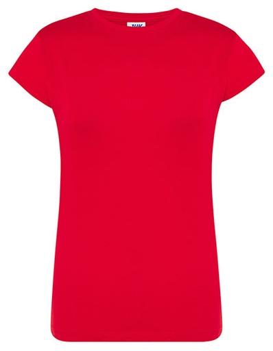 Damski T-shirt Slim JHK240 - Red