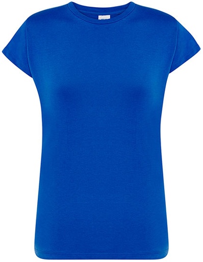 Damski T-shirt Slim JHK240 - Royal Blue