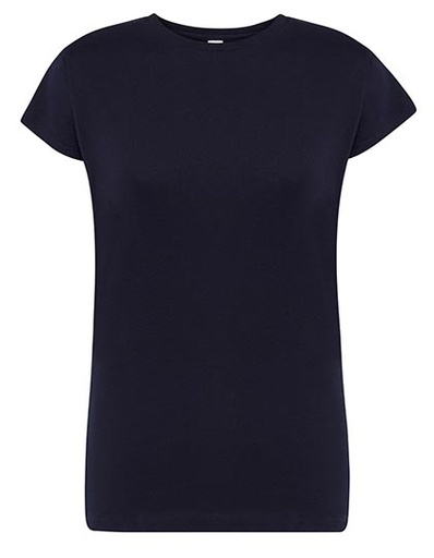 Damski T-shirt Slim JHK240 - Navy