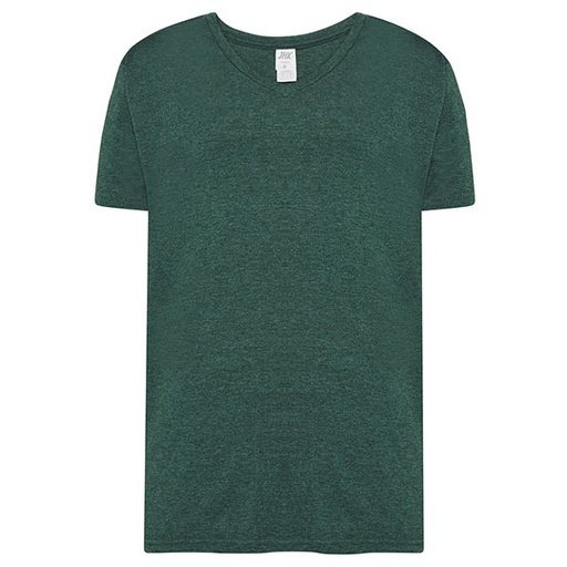 T-shirt Slim Bawelniany JHK270 - Bottle Green Heather