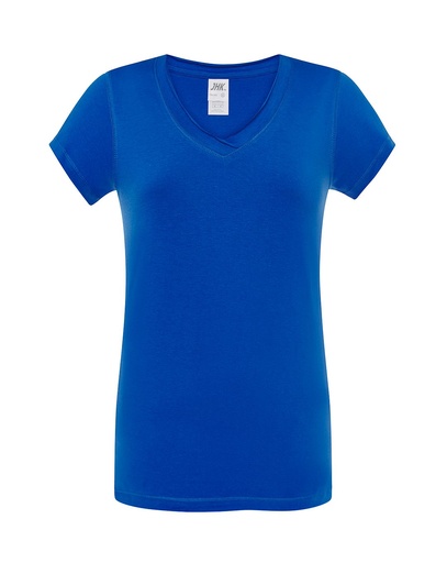 Koszulka Damska Slim Bawełniana JHK271 - Royal Blue