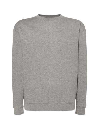 Bluza Unisex z Okrągłym Dekoltem JHK320 - Grey Melange